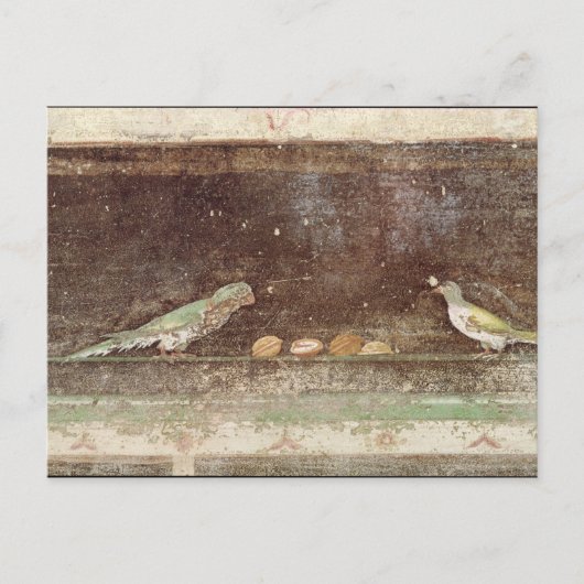 Vogels die noten eten briefkaart (Voorkant)