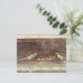 Vogels die noten eten briefkaart (Staand voorkant)