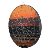 Vogels die over de oceaan vliegen Foto Dartbord (Voorkant Rechts)