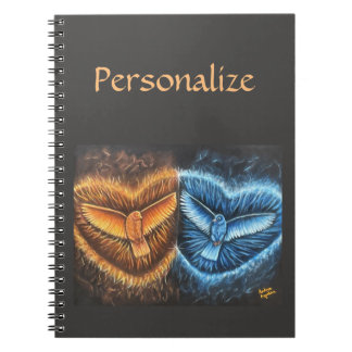 Vogels die samen vliegen- notitieboek