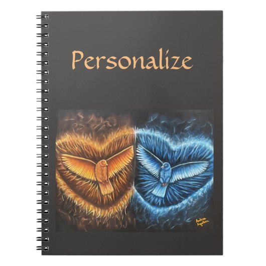 Vogels die samen vliegen- notitieboek (Voorkant)