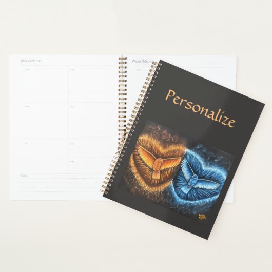 Vogels die samen vliegen- planner (Display)