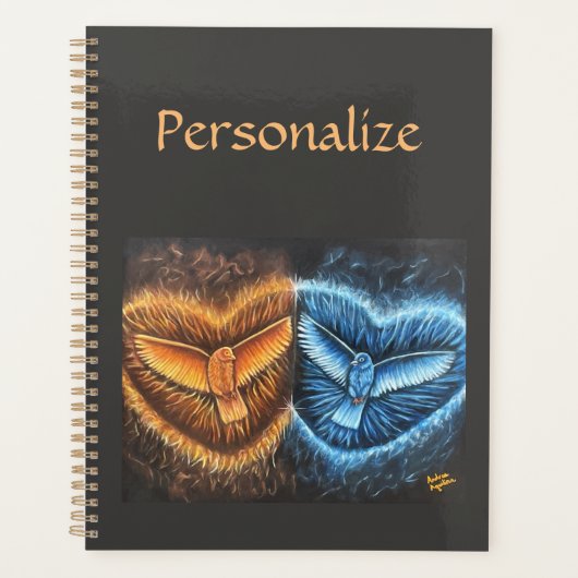 Vogels die samen vliegen- planner (Voorkant)