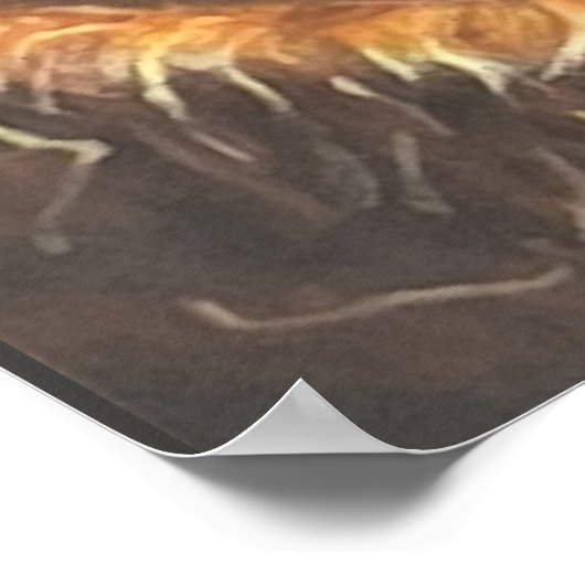 Vogels die samen vliegen- poster (Hoek)