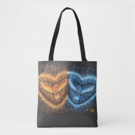 Vogels die samen vliegen- tote bag