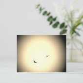 vogels die vrij in de lucht zijn briefkaart (Staand voorkant)