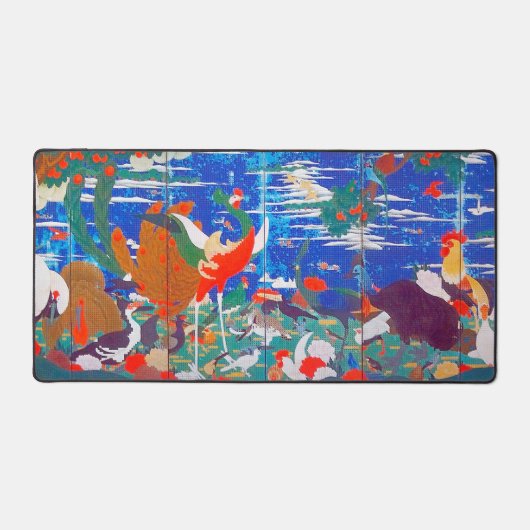 Vogels, dieren en bloeiende Planten (links) Jakuch Bureaumat (Voorkant)