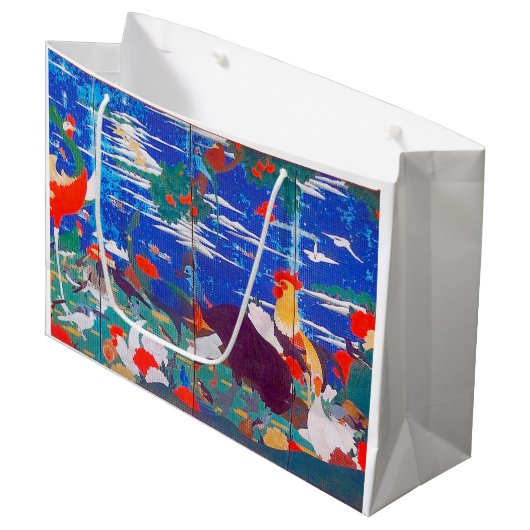 Vogels, dieren en bloeiende Planten (links) Jakuch Groot Cadeauzakje (Voorkant Gekanteld)