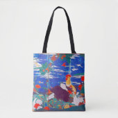 Vogels, dieren en bloeiende Planten (links) Jakuch Tote Bag (Voorkant)