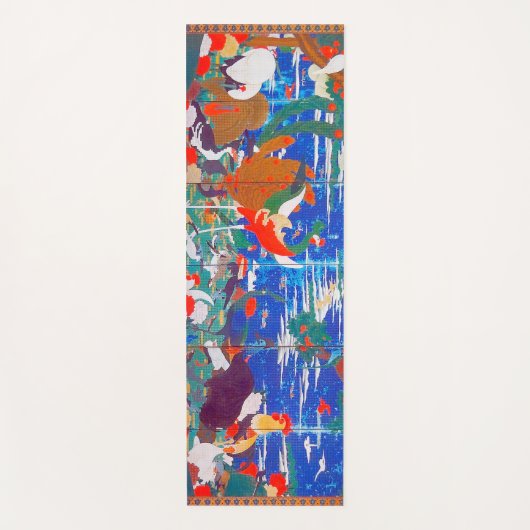 Vogels, dieren en bloeiende Planten (links) Jakuch Yogamat (Voorkant)