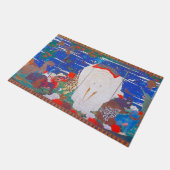 Vogels, dieren en bloeiende Planten (rechts) Jakuc Deurmat (Schuin)