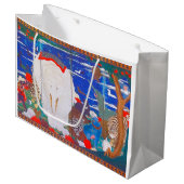 Vogels, dieren en bloeiende Planten (rechts)Jakuch Groot Cadeauzakje (Voorkant Gekanteld)