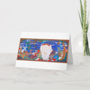 Vogels, dieren en bloeiende Planten (rechts)Jakuch Kaart