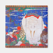 Vogels, dieren en bloeiende Planten (rechts)Jakuch Magneet (Voorkant)