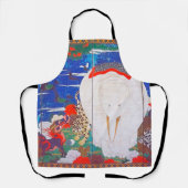 Vogels, dieren en bloeiende Planten (rechts)Jakuch Schort (Voorkant)