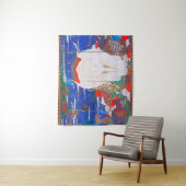 Vogels, dieren en bloeiende Planten (rechts)Jakuch Wandkleed (In situ)