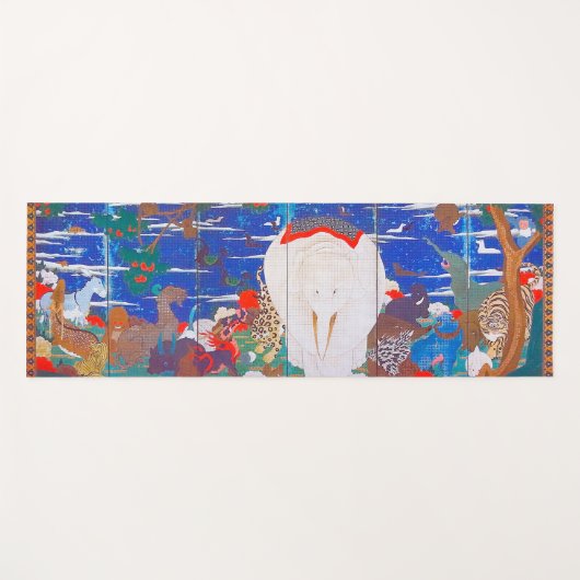 Vogels, dieren en bloeiende Planten (rechts)Jakuch Yogamat (Voorkant (horizontaal))