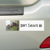 Vogels Dont Tailgate me Bumpersticker (Op auto)
