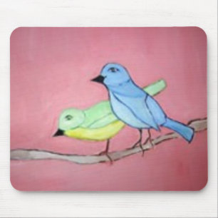 vogels door de wereld van eric muismat