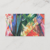 Vogels door Franz Marc; Vogel Visitekaartje (Achterkant)