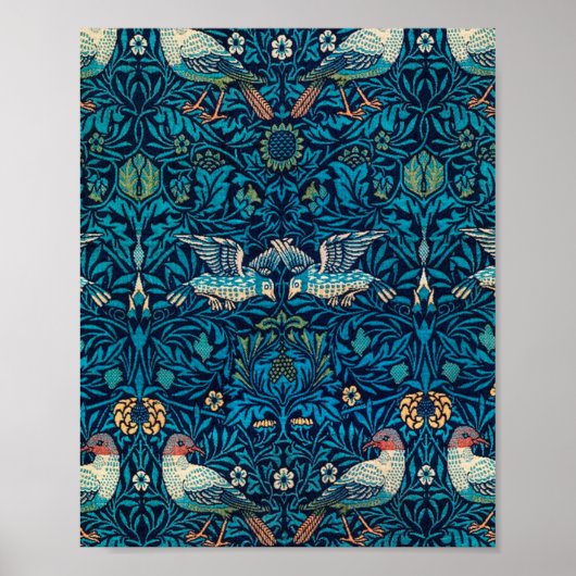 vogels door William Morris Poster (Voorkant)