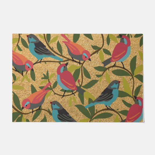 Vogels Doormat, voordeur, schuurtje Deurmat (Voorkant)