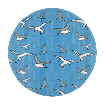 Vogels - een kudde zeegarenden