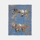 Vogels eenden Dieren Pond Fleece Blanket Deken (Voorkant)