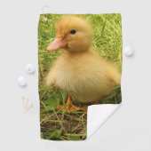 vogels, eenden, eenden, geel, natuur, schattig, ba golfhanddoek (Insitu)