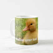 vogels, eenden, eenden, geel, natuur, schattig, ba koffiemok (Voorkant links)