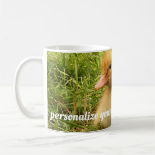 vogels, eenden, eenden, geel, natuur, schattig, ba koffiemok