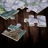 Vogels Eieren en Nest Feather Hydrangea Legpuzzel