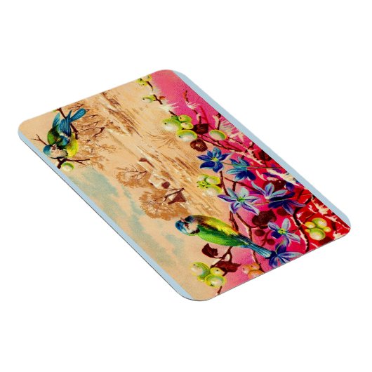 vogels en bessen magneet (Rechterzijde)