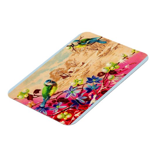 vogels en bessen magneet (Linkerzijde)