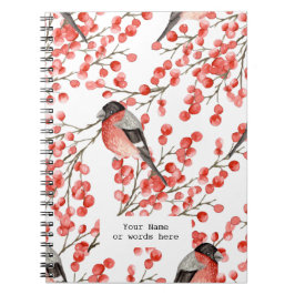 vogels en bessen notitieboek journaal