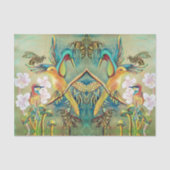 vogels en bijen die tissuepapier schilderen (Voorkant)