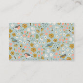Vogels en bijen Floral Vrijgezellenfeest Insert Informatiekaartje (Achterkant)