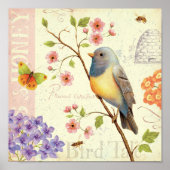 Vogels en bijen poster (Voorkant)