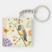 Vogels en bijen sleutelhanger (Achterkant)