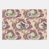 vogels en blaasmuziek inpakpapier vel (Voorkant 2)