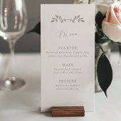 Vogels en bladeren, romantische vogels thema menu