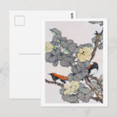 Vogels en bloem, Imao Keinen Briefkaart (Voorkant / Achterkant)