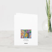 Vogels en bloemen aankondiging (Achterkant)