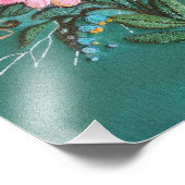 vogels en bloemen afdrukken foto afdruk (Hoek)