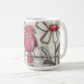 Vogels en bloemen - Apple Red Mok (Voorkant rechts)