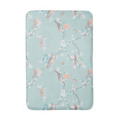 Vogels en bloemen badmat (Voorkant Verticaal)