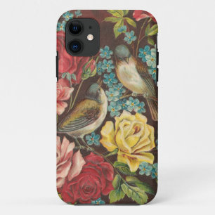  vogels en bloemen iPhone 11 hoesje