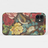 vogels en bloemen Case-Mate iPhone case (Achterkant (horizontaal))