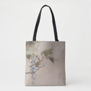Vogels en Bloemen door Watanabe Seitei Tote Bag