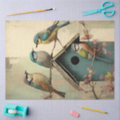 Vogels en bloemen Ephemera Design Series #19 Tissuepapier (Craft)